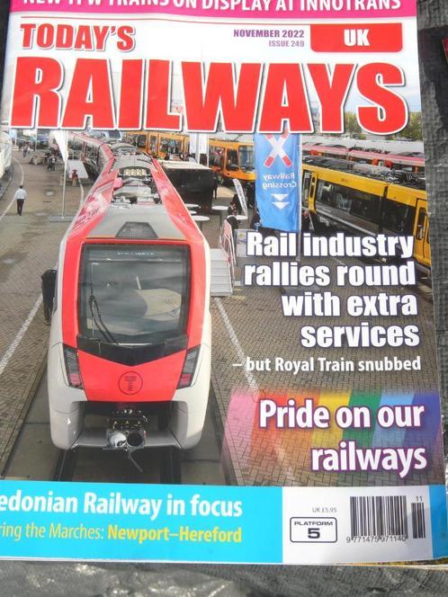 Magazine : Tram 2000, Today's Railways, Tramways..., Collections, Trains & Trams, Comme neuf, Train, Enlèvement ou Envoi