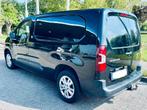Peugeot Partner 1.5 BleuHdi Lang model 131Pk, Leder, GPS,3pl, Auto's, 1250 kg, Euro 6, 4 cilinders, Zwart