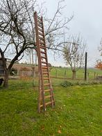 houten ladder 2x18 treden, Doe-het-zelf en Bouw, Ladders en Trappen, Ophalen, Gebruikt, Ladder, Opvouwbaar of Inschuifbaar