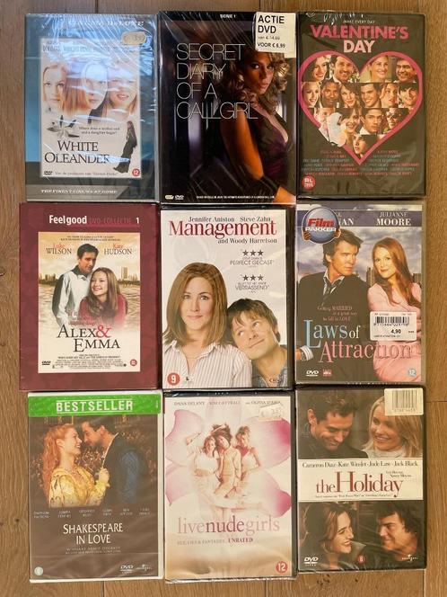 DVD's 9 stuks (Romantisch) - Nieuw/nog verpakt - 10 euro, CD & DVD, DVD | Autres DVD, Neuf, dans son emballage, À partir de 12 ans
