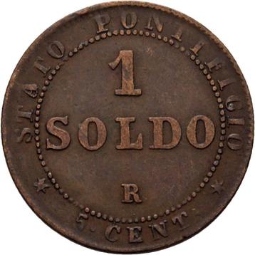 État ecclésiastique 1 soldo, 1867