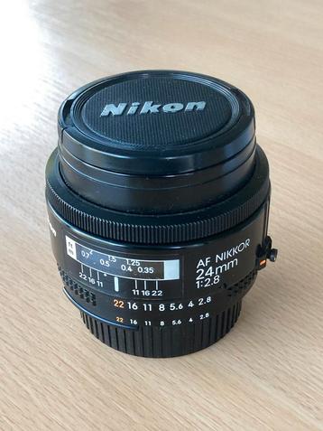 AF Nikkor Breedhoeklens 24mm/1:2.8 beschikbaar voor biedingen