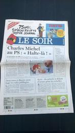 Strips: Le Soir – Special 75 ans Spirou + sticker Kuifje, Boeken, Stripverhalen, Gelezen, Verzenden, Eén stripboek, Herge