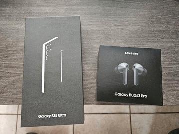 Samsung S25 Ultra 512gb zwart inclusief Samsung Buds 3 Pro  beschikbaar voor biedingen