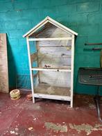 Vogelkooi groot, Ophalen, Gebruikt, Hout, Vogelkooi