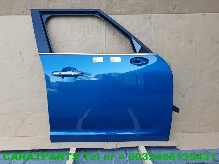 7438596 F60 portier f60 deur mini countryman C2M Island Blue, Auto-onderdelen, Carrosserie, Deur, Gebruikt