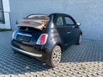 Fiat 500 Cabriolet 1.2i 2013* Airco/Cuir!* 84.000Km, Autos, Fiat, Boîte manuelle, Bleu, Achat, Ordinateur de bord