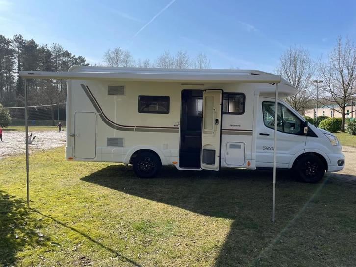 Giottiline 386 Premiere Siena NIEUWSTAAT, Caravans en Kamperen, Mobilhomes, Particulier, tot en met 6, Half-integraal, Ford, Ford