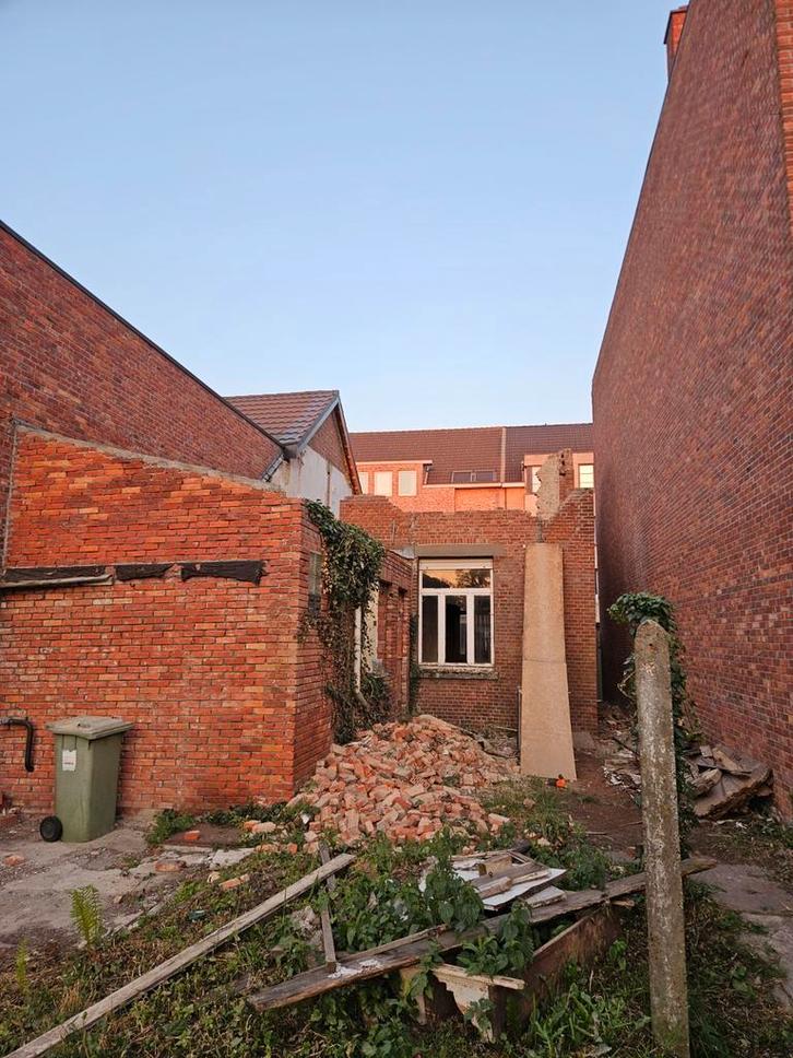 Gekuiste oude rode gevelstenen, Doe-het-zelf en Bouw, Metselstenen, Ophalen