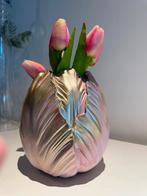 Tulpenvaas H22cm met kunstbloemen inclusief, Maison & Meubles, Accessoires pour la Maison | Plantes & Fleurs artificielles, Enlèvement ou Envoi