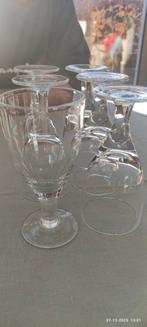 6 glazen, Verzamelen, Glas en Drinkglazen, Ophalen