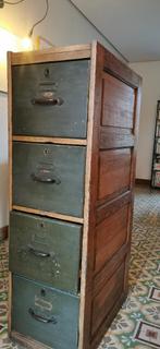 meuble bureau chêne, Maison & Meubles, Bureaux, Enlèvement, Utilisé, Bureau debout