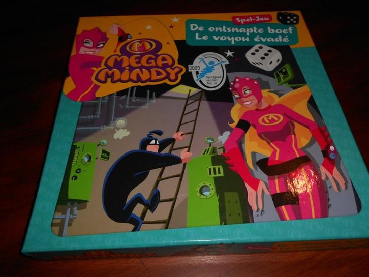 Mega Mindy gezelschapsspel, Hobby en Vrije tijd, Gezelschapsspellen | Bordspellen, Zo goed als nieuw, Drie of vier spelers, Ophalen