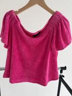 Juicy Couture off the shoulder top sponsstof - roze, Kleding | Dames, Topjes, Ophalen of Verzenden, Zo goed als nieuw, Korte mouw