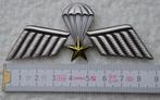 NL PARA Wing in metaal, Origineel, Groot model 90mm, ZG, Ophalen of Verzenden, Landmacht, Embleem of Badge