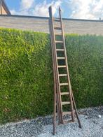 3 delige houten ladder te koop, Doe-het-zelf en Bouw, Ophalen, Ladder