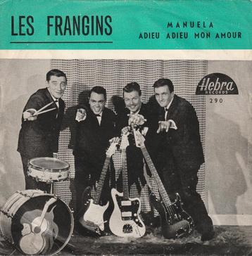 Les Frangins - Manuela / Adieu adieu ...., Single, Utilisé, Pop, 7 pouces