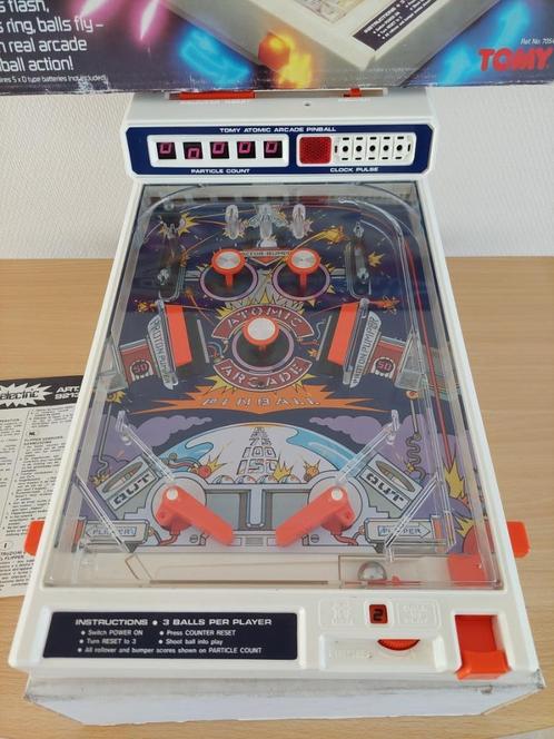Tomy Atomic Pinball (1979), Verzamelen, Automaten | Flipperkasten, Gebruikt, Flipperkast, Overige merken, Ophalen