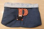 Pochette vide-poches en jeans avec la lettre P et Minnie., Bijoux, Sacs & Beauté, Trousses de toilette, Enlèvement ou Envoi, Neuf