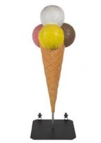 Schepijsje polyester verrijdbaar 170 cm - deco schepijs, Ophalen, Nieuw