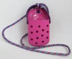 GSM hoesje crocs roze h 11,5 x b 7,5 cm als nieuw, Telecommunicatie, Mobiele telefoons | Hoesjes en Screenprotectors | Overige merken