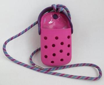 GSM hoesje crocs roze h 11,5 x b 7,5 cm als nieuw beschikbaar voor biedingen