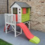 Smoby speelhuisje met glijbaan, Ophalen, Gebruikt, Kunststof