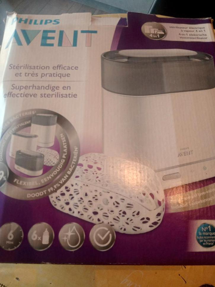 Stérilisateur à vapeur électrique 4 en 1 Philips AVENT SCF28, Enfants & Bébés, Aliments pour bébé & Accessoires, Comme neuf, Stérilisateur
