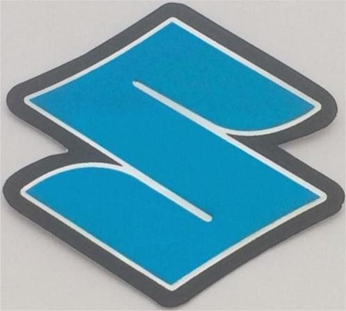 Suzuki metallic sticker #10, Motoren, Accessoires | Stickers, Verzenden