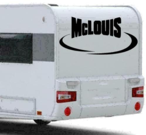 McLOUIS Camper Caravan Sticker Mclouis, MCLOUIS, Collections, Autocollants, Neuf, Autres types, Envoi