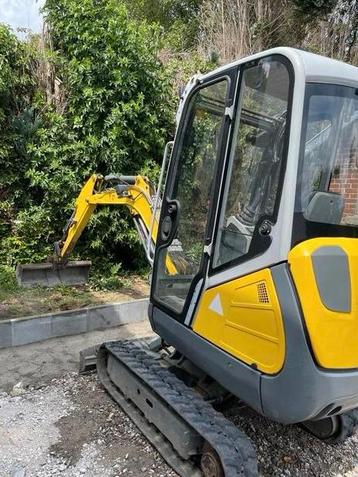 Mini pelle wacker Neuson, Enlèvement