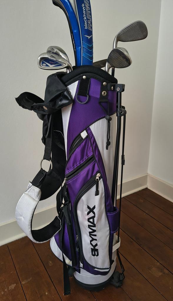 Golftas met 6 basisclubs voor junior beginners, Sport en Fitness, Golf, Gebruikt, Set, Ophalen