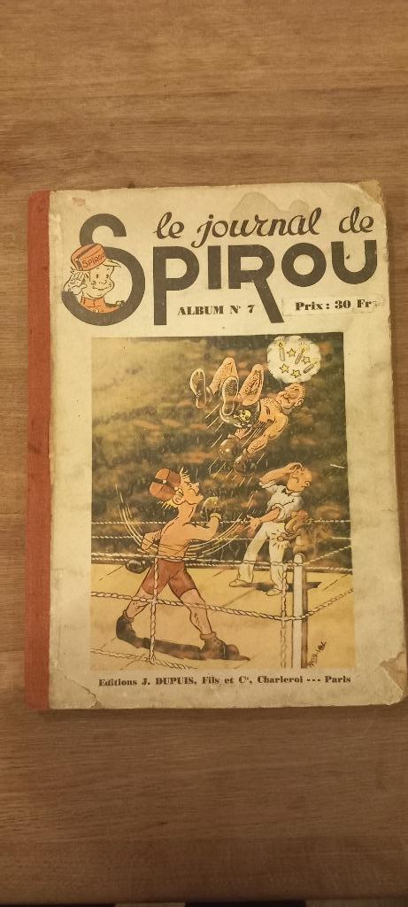 Recueil album spirou n 7 de 1941, Livres, BD, Utilisé, Enlèvement ou Envoi