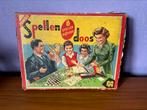 Antieke Spellendoos: 8 spellen +- 1955, Antiek en Kunst, Antiek | Speelgoed, Ophalen of Verzenden