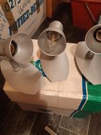 Spot en alu (X3) style moderne, Enlèvement, Comme neuf, Métal ou Aluminium, Spot encastrable ou Spot mural