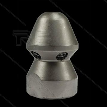 RVS Rioolnozzle 6-Jets met Voorboring 1/2 inch beschikbaar voor biedingen