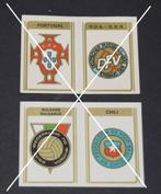 Panini Football 1973 - 74 / 4 Emblemen, Verzamelen, Verzenden, Zo goed als nieuw, Poster, Plaatje of Sticker