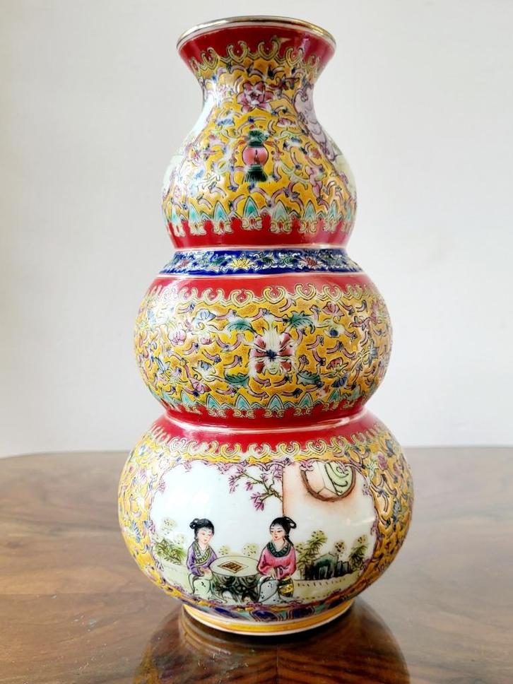 famille Rose chinese vaas,, Antiek en Kunst, Antiek | Porselein, Ophalen of Verzenden