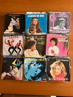 Lot Franse liedjes van ongeveer 140 singles, Overige genres, Gebruikt, 7 inch, Single