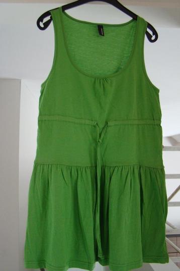 Vero Moda , maat S , tricot zomerjurk groen , kort kleedje