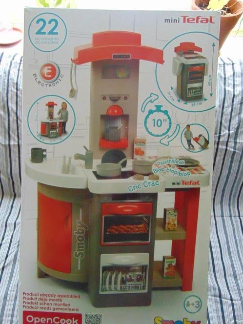 Smoby Tefal open cook kitchen ,Keuken nieuw in de doos., Kinderen en Baby's, Speelgoed | Speelkeukens, Nieuw, Speelkeuken, Ophalen of Verzenden