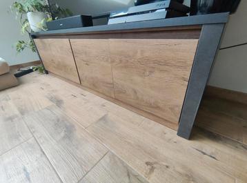 Industriële tv-meubel – hout & metaal – 16040 cm – moderne  beschikbaar voor biedingen