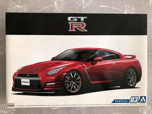 Aoshima Nissan GT-R, Hobby en Vrije tijd, Modelbouw | Auto's en Voertuigen, Zo goed als nieuw, Verzenden