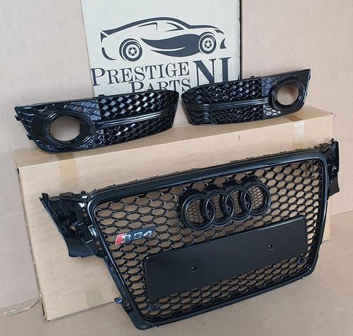 Grille AUDI A4 B8 8K bj. 2008-2011 RS4 LOOK Roosters Grille, Auto-onderdelen, Carrosserie, Bumper, Voor, Nieuw, Herkomst onderdeel bekend