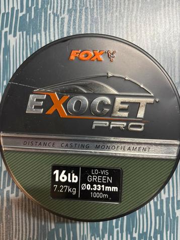 Lit 2 bobines nylon Fox. beschikbaar voor biedingen