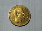 100 Frank gouden munt Napoleon III uit 1858, Postzegels en Munten, Ophalen of Verzenden, Goud