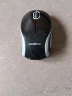 Zwarte muis op batterijen te koop, Computers en Software, Muizen, Ophalen