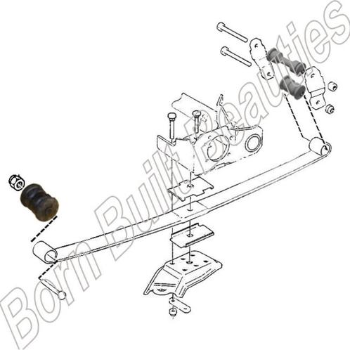 Achteras bussen voor de Volvo 343, 345, 340 en 360, Autos : Pièces & Accessoires, Suspension & Châssis, Volvo, Neuf, Enlèvement ou Envoi