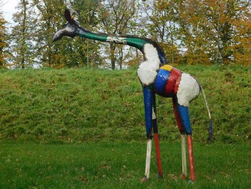 Giraffe ''Balou'' XL - 165 x 150 cm - Handgemaakt Kunstwerk, Antiek en Kunst, Kunst | Designobjecten, Ophalen of Verzenden