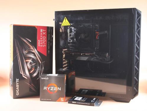 Gaming PC AMD Ryzen 5600X 32GB RAM 1TB SSD 5700XT, Computers en Software, Desktop Pc's, Zo goed als nieuw, 4 Ghz of meer, SSD